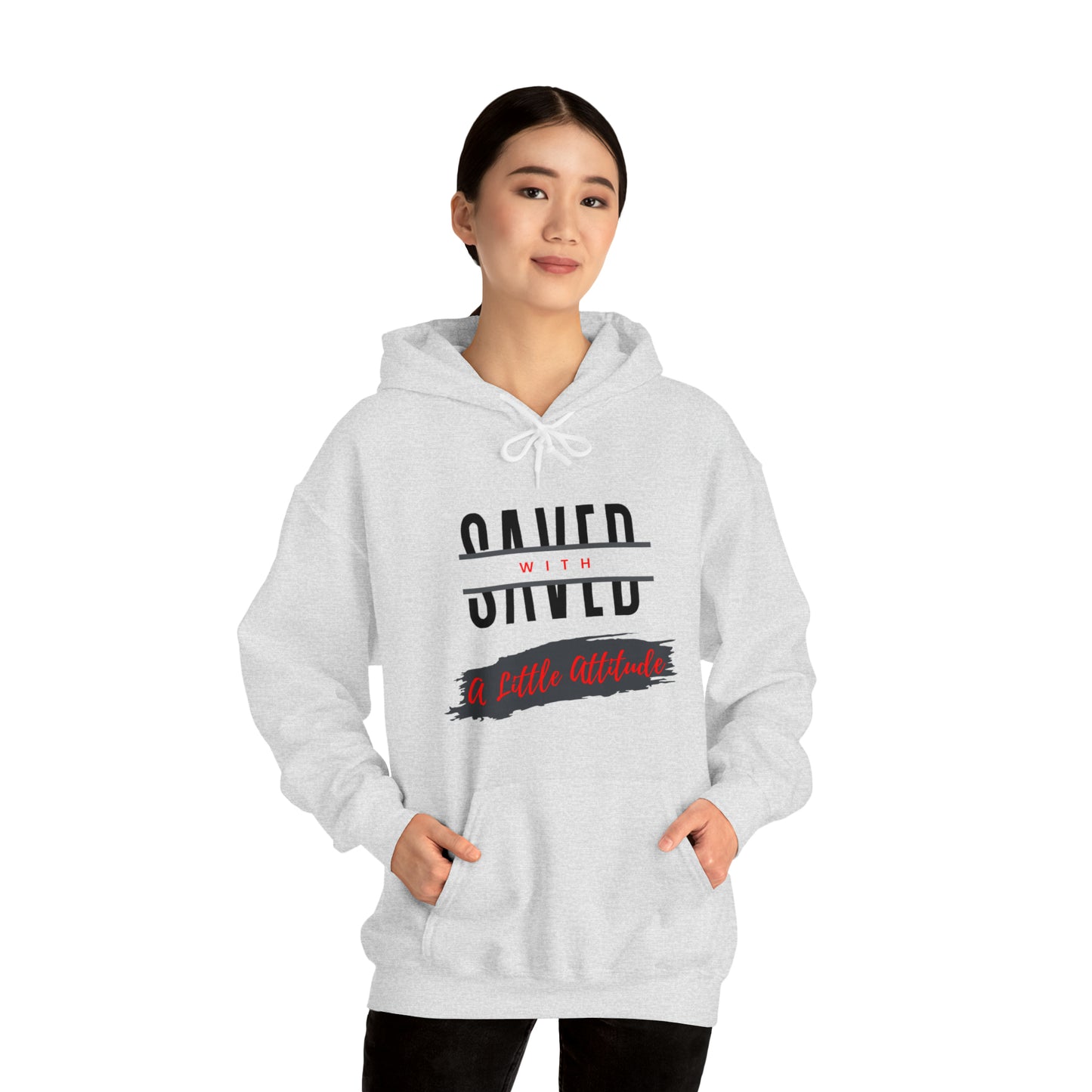 Heavy Blend™ Hooded Sweatshirt - I Have Attitude