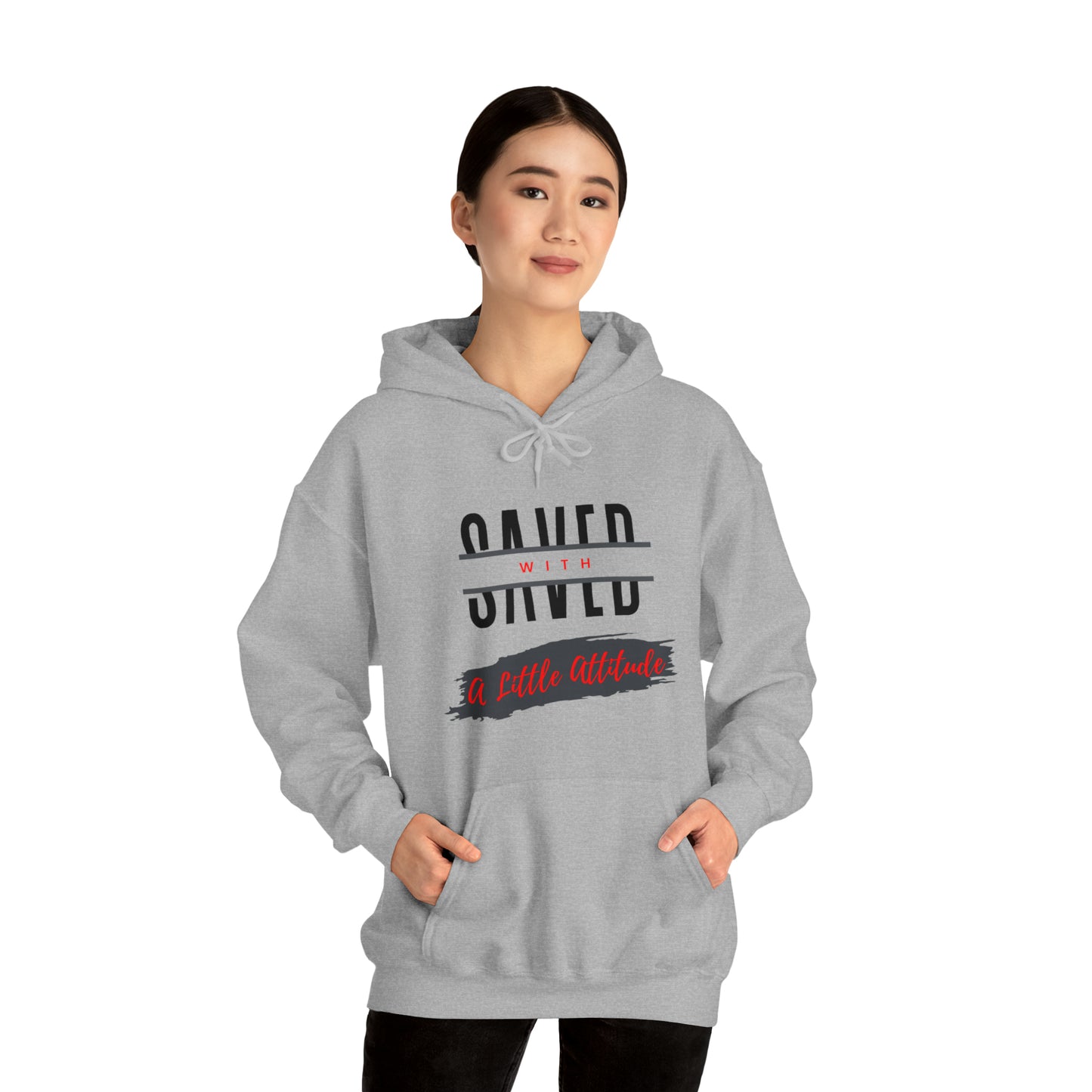 Heavy Blend™ Hooded Sweatshirt - I Have Attitude