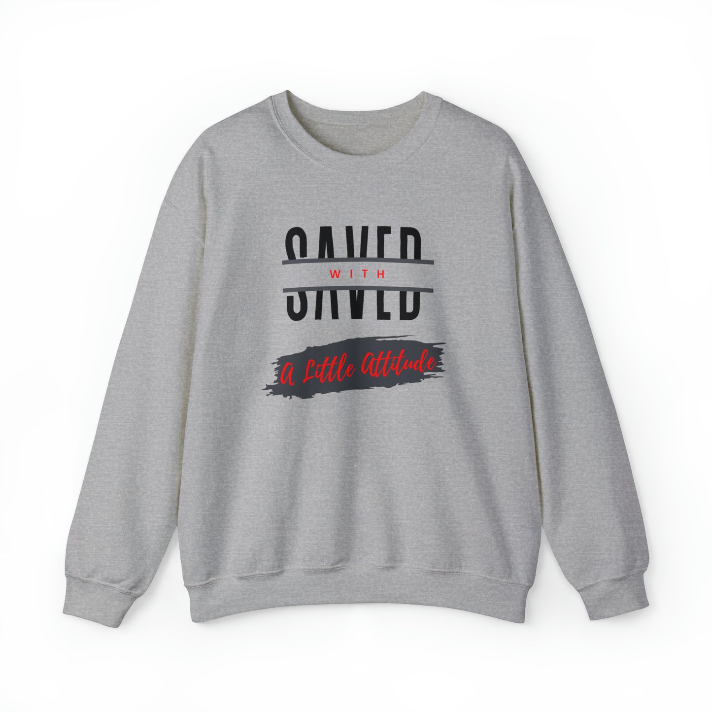 Heavy Blend Crewneck Sweatshirt - I Have Attitude