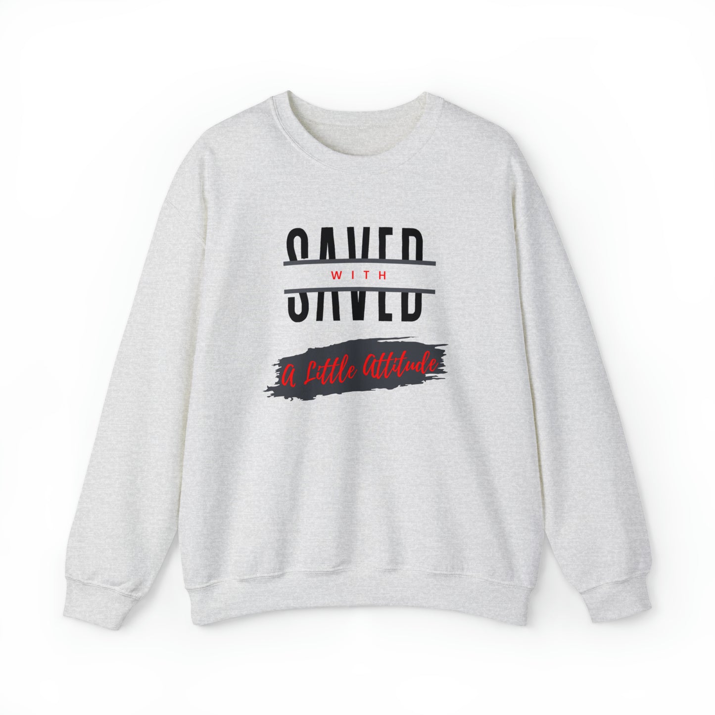Heavy Blend Crewneck Sweatshirt - I Have Attitude