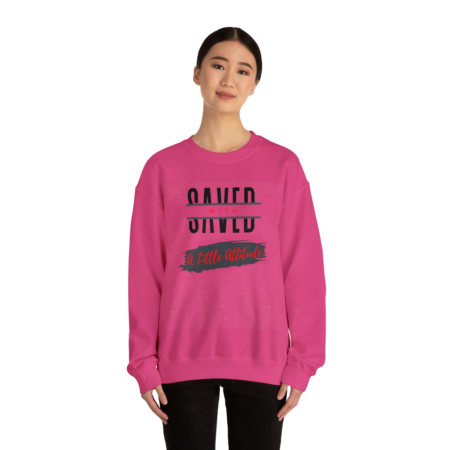 Heavy Blend Crewneck Sweatshirt - I Have Attitude