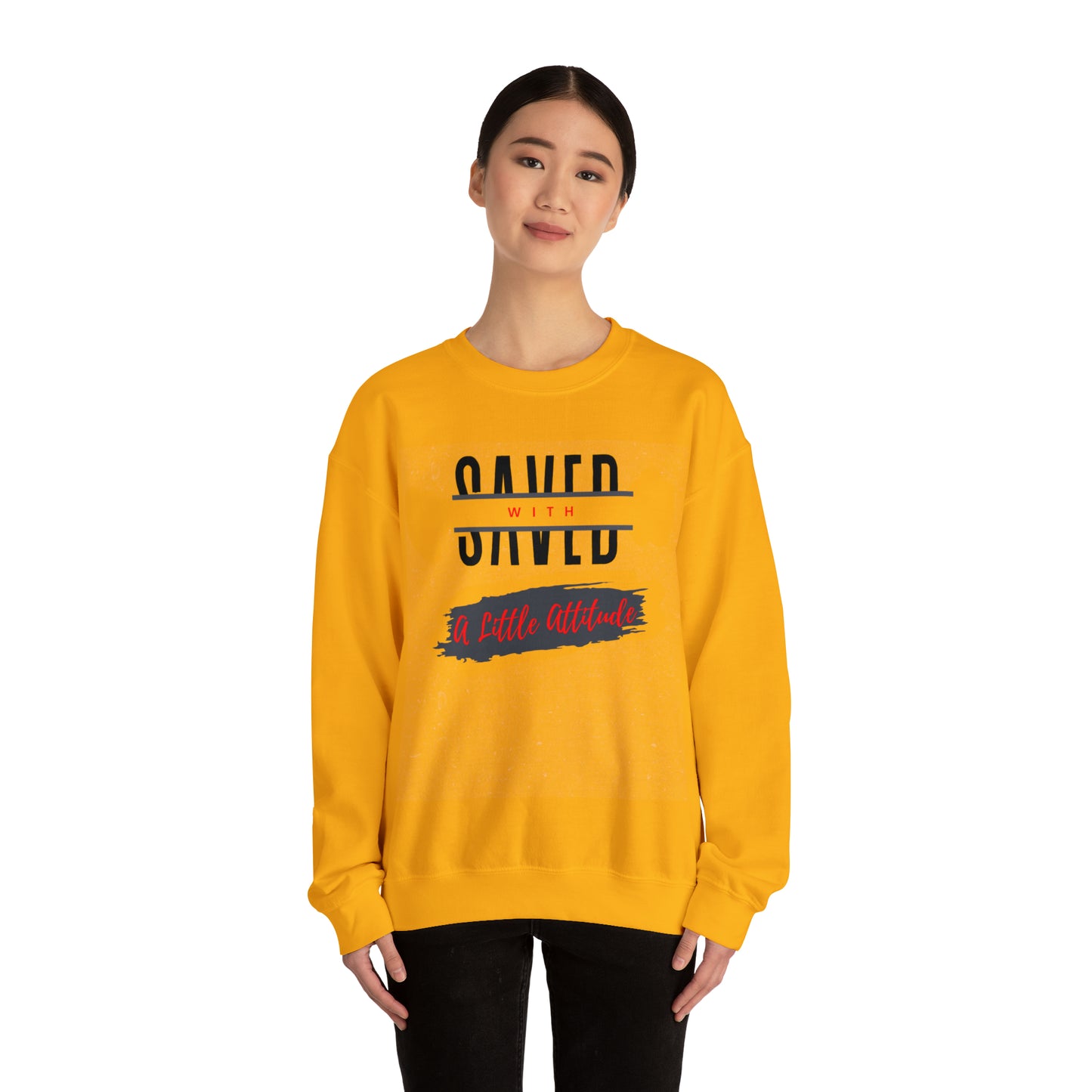 Heavy Blend Crewneck Sweatshirt - I Have Attitude