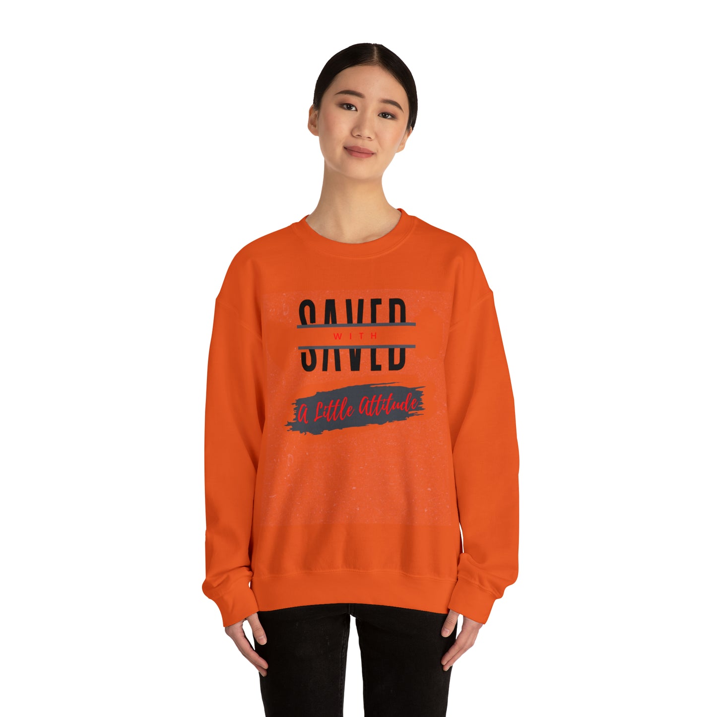 Heavy Blend Crewneck Sweatshirt - I Have Attitude