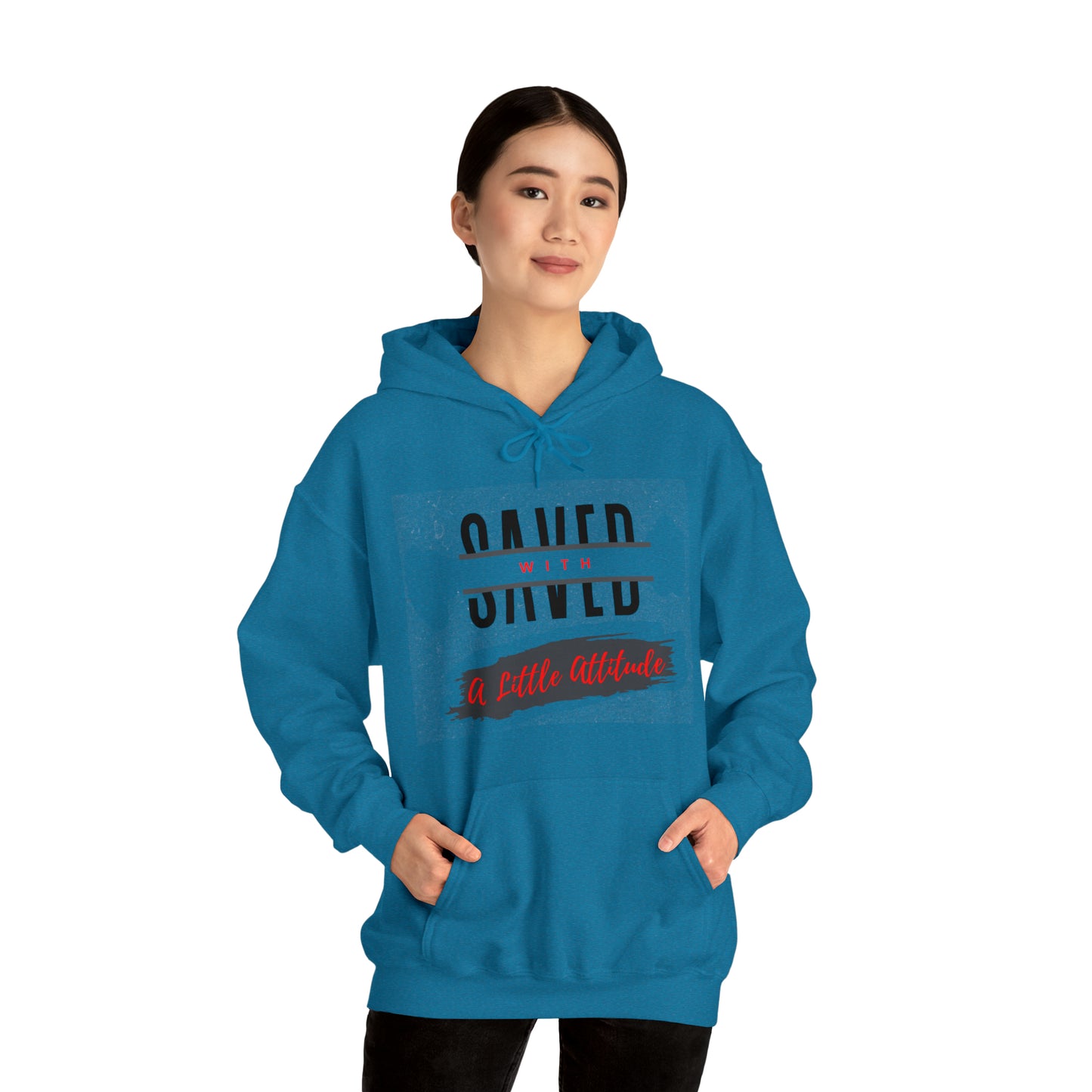 Heavy Blend™ Hooded Sweatshirt - I Have Attitude