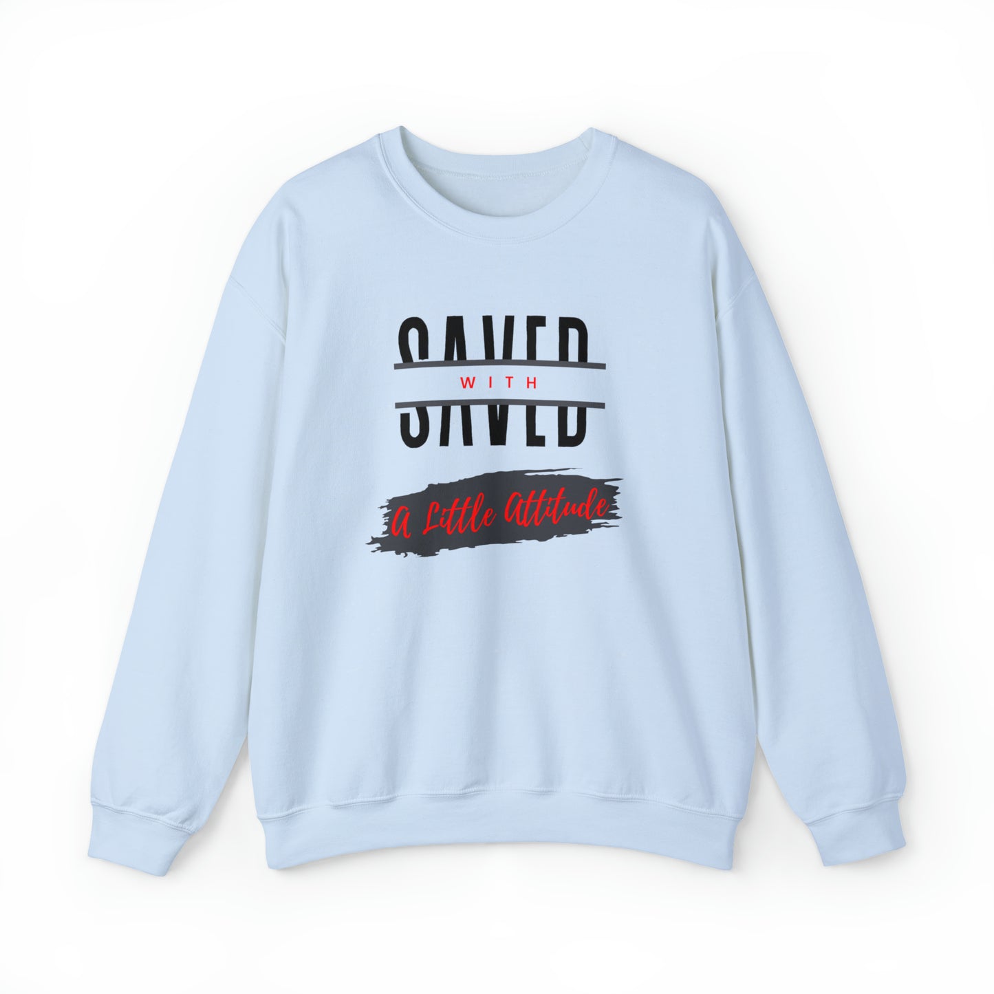 Heavy Blend Crewneck Sweatshirt - I Have Attitude