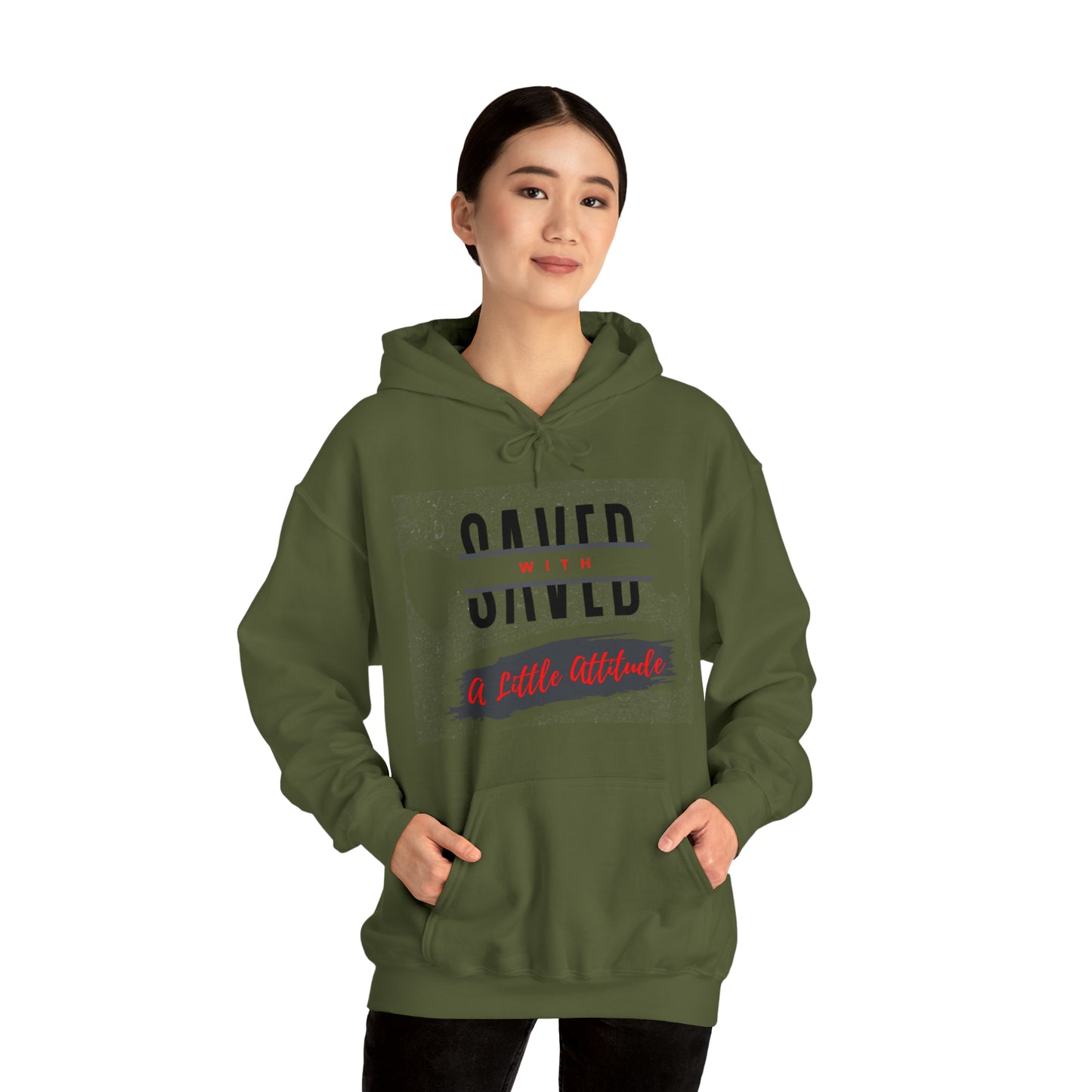 Heavy Blend™ Hooded Sweatshirt - I Have Attitude